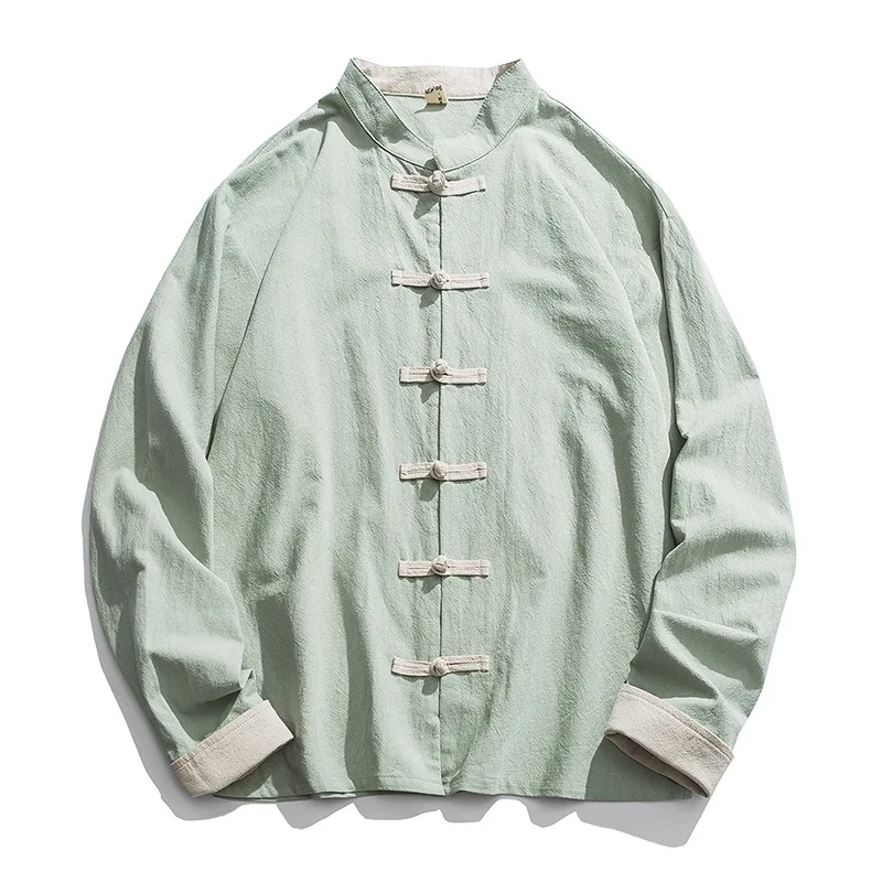 2020 neue Kimono Jacke Männer  – Mens Linen Shirt Long Sleeve Bewertung und Preis