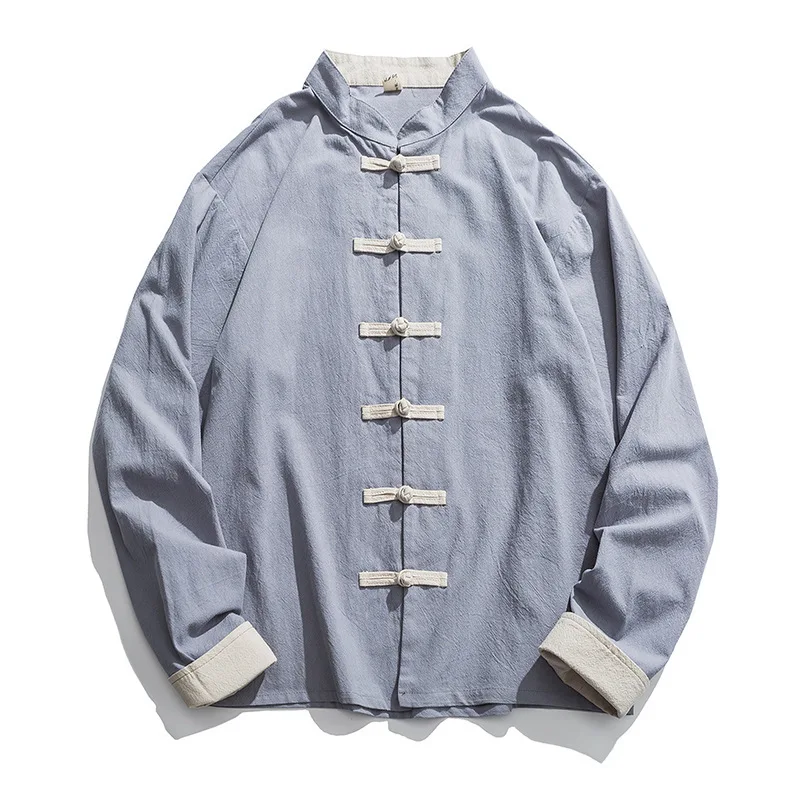 2020 neue Kimono Jacke Männer  – Mens Linen Shirt Long Sleeve Bewertung und Preis