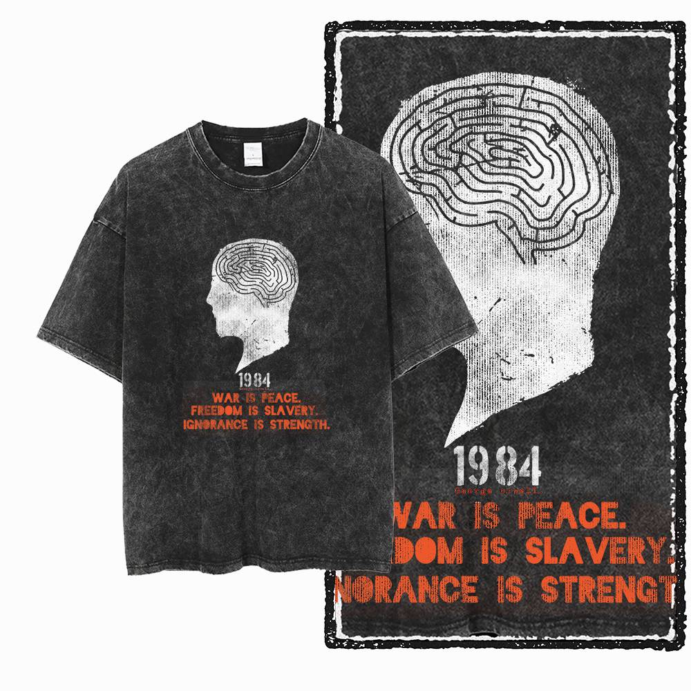 G02 Exklusives Herren-T-Shirt  – Acid Wash Vintage Graphic T Shirt Bewertung und Preis