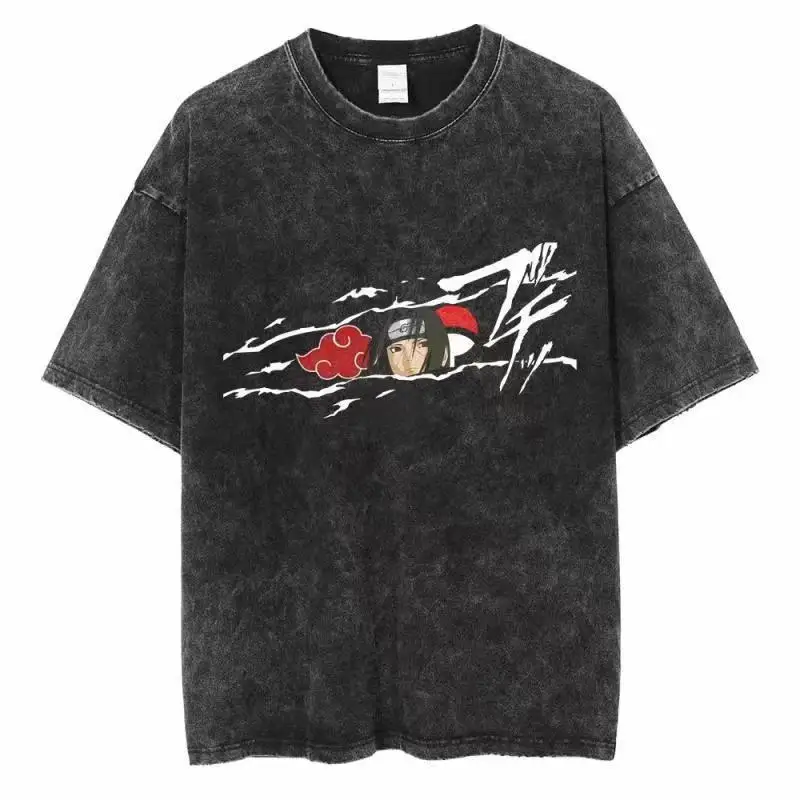 Distressed Wash T-Shirt Naruto – Acid Wash Vintage Graphic T Shirt Bewertung und Preis