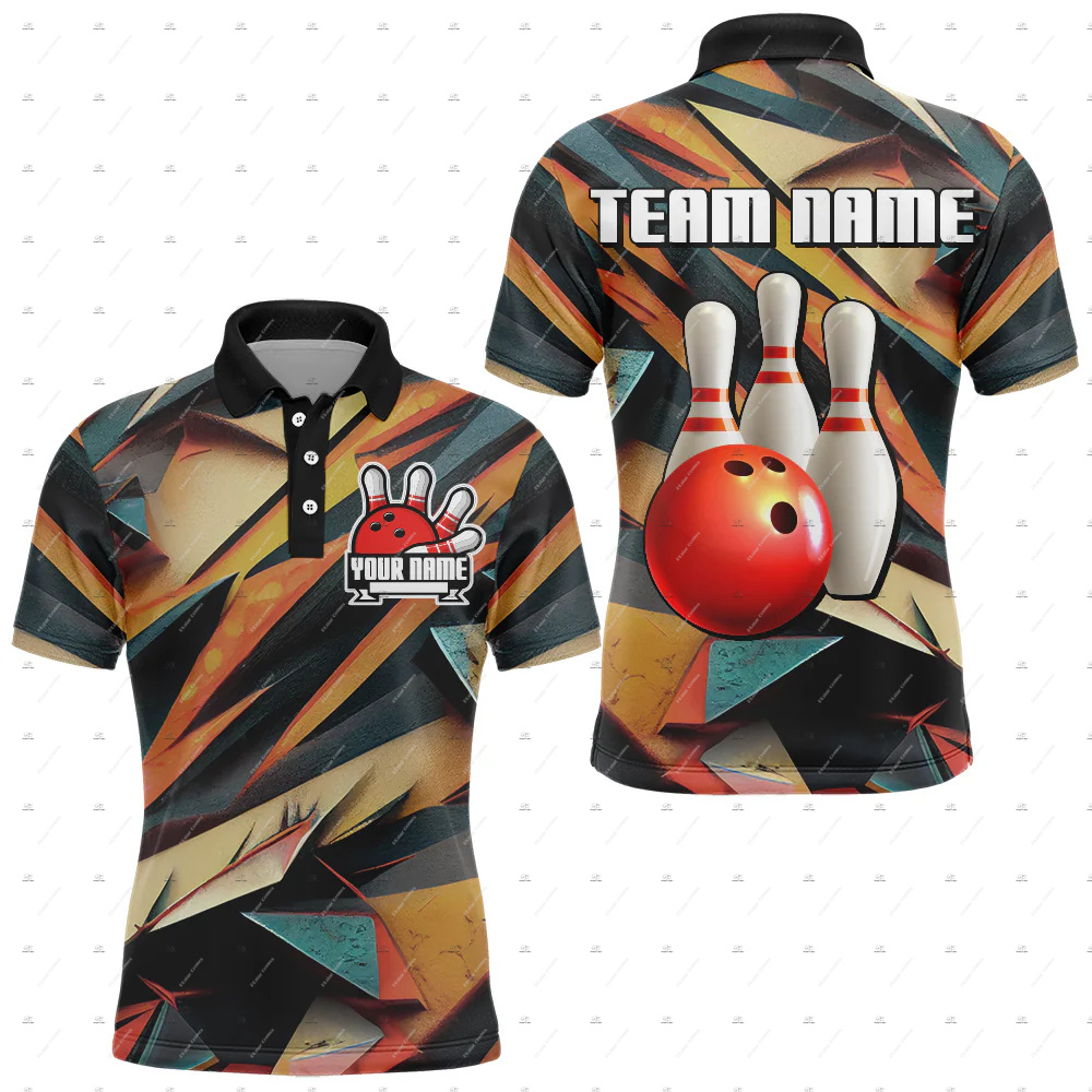 Benutzerdefinierter Name Bowli – Short Sleeve Bowling Shirt Retro Bewertung und Preis