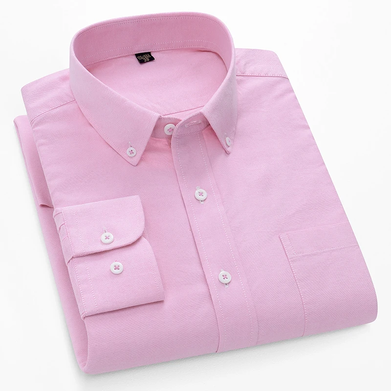 Oxford-Langarmhemden aus 100 % – Oxford Cotton Casual Shirt Business Bewertung und Preis