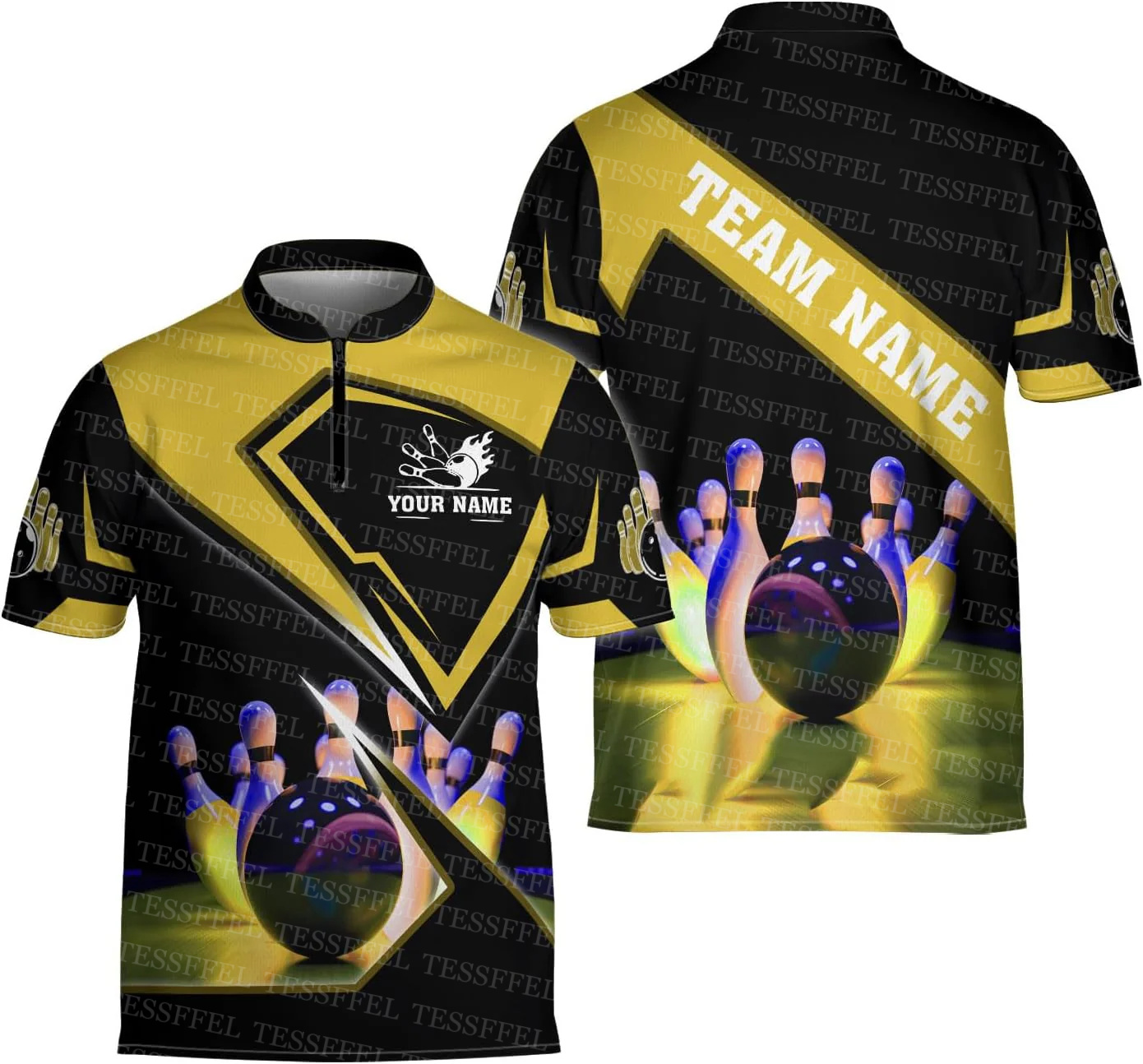 Benutzerdefinierte Name Graffi – Short Sleeve Bowling Shirt Retro Bewertung und Preis