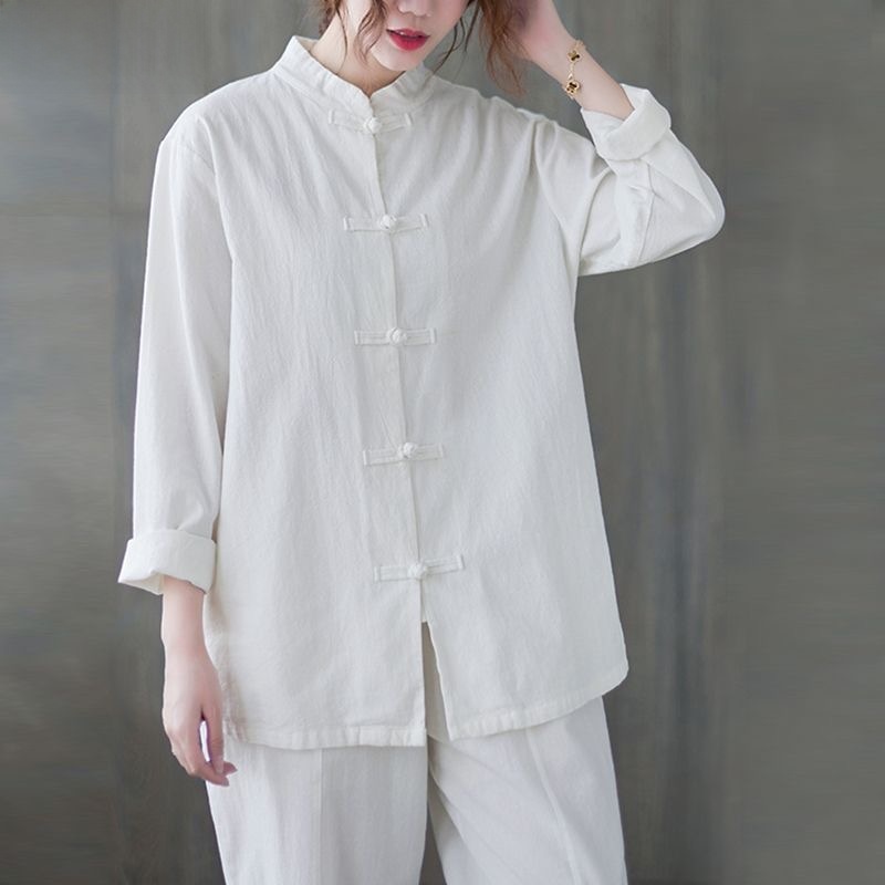 Lockeres Baumwoll-Leinen-Hemd  – Mens Linen Shirt Long Sleeve Bewertung und Preis