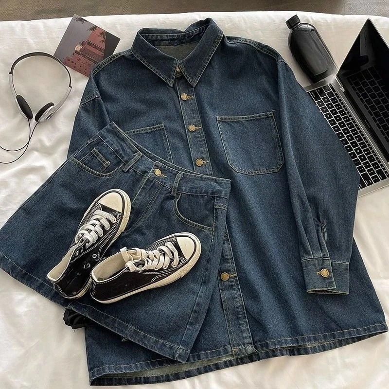 Y2K Denim-Rock-Set: Vintage Ja – Jackets Bewertung und Preis
