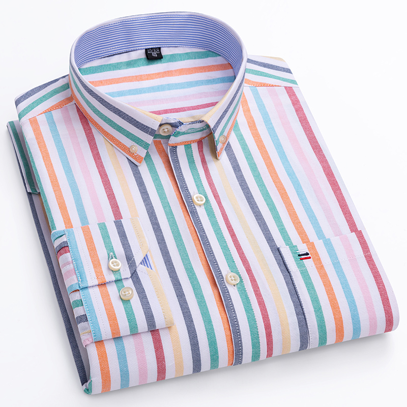 2024 mode Männer Arbeit Busine – Oxford Cotton Casual Shirt Business Bewertung und Preis
