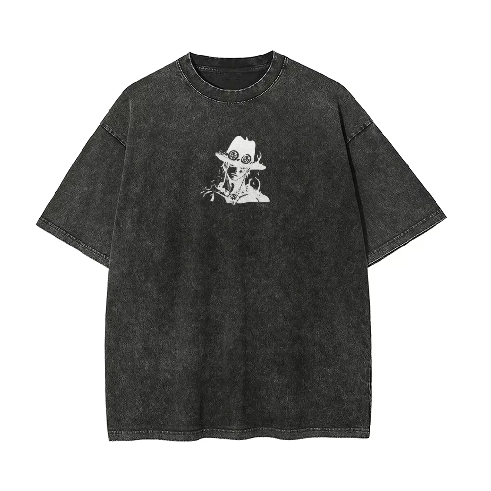 Ace T-Shirt für Herren One Pie – Acid Wash Vintage Graphic T Shirt Bewertung und Preis