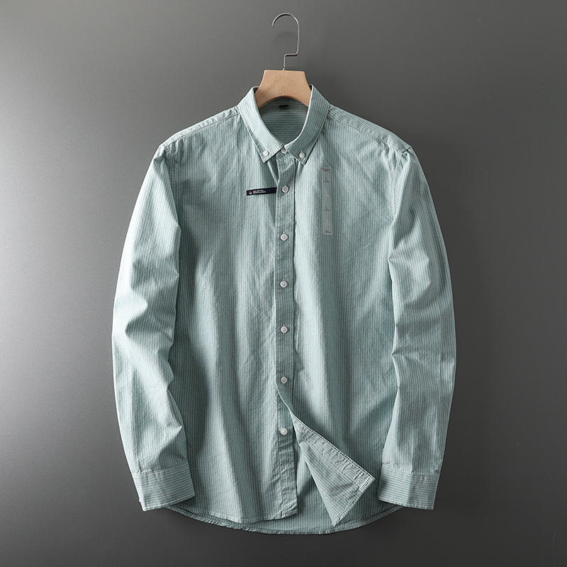 Herrenmode, Business, Hochzeit – Oxford Cotton Casual Shirt Business Bewertung und Preis