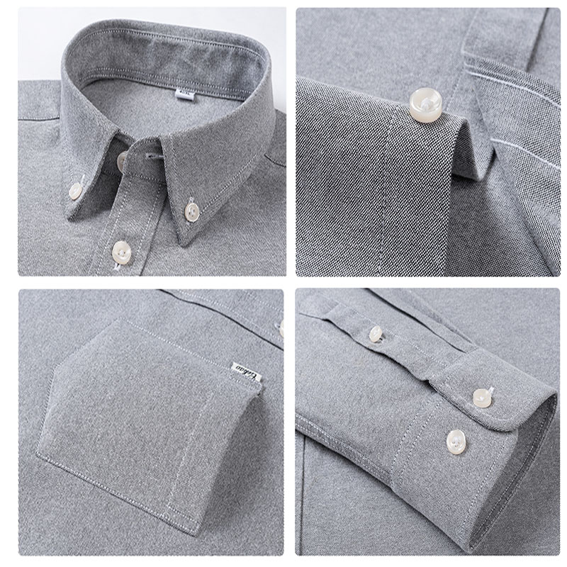 Herren Reine Baumwolle Oxford  – Oxford Cotton Casual Shirt Business Bewertung und Preis