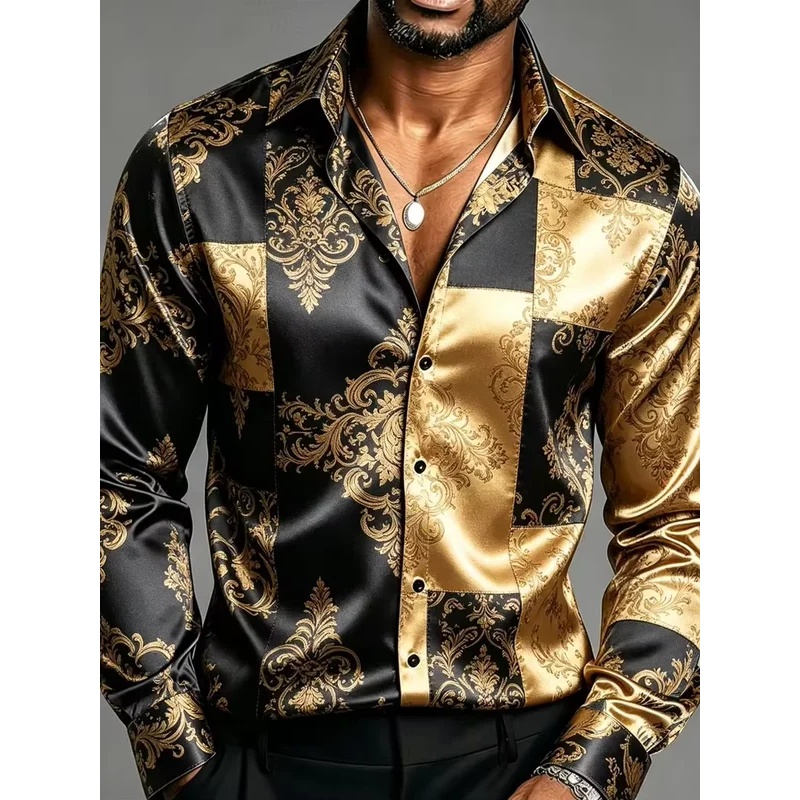 Satin-Seidenhemd mit langen Är – Mens Satin Silk Dress Shirt Bewertung und Preis