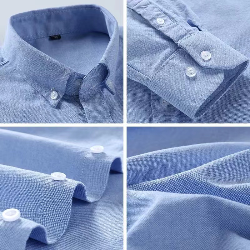 S-6XL Oxford-Hemden für Herren – Oxford Cotton Casual Shirt Business Bewertung und Preis