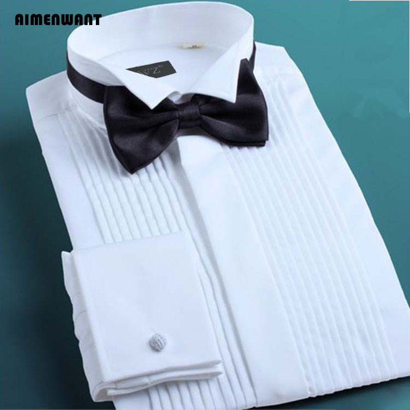 Aimenwant 2024 Smoking hemden  – Mandarin Collar Formal Shirt Slim Fit Bewertung und Preis