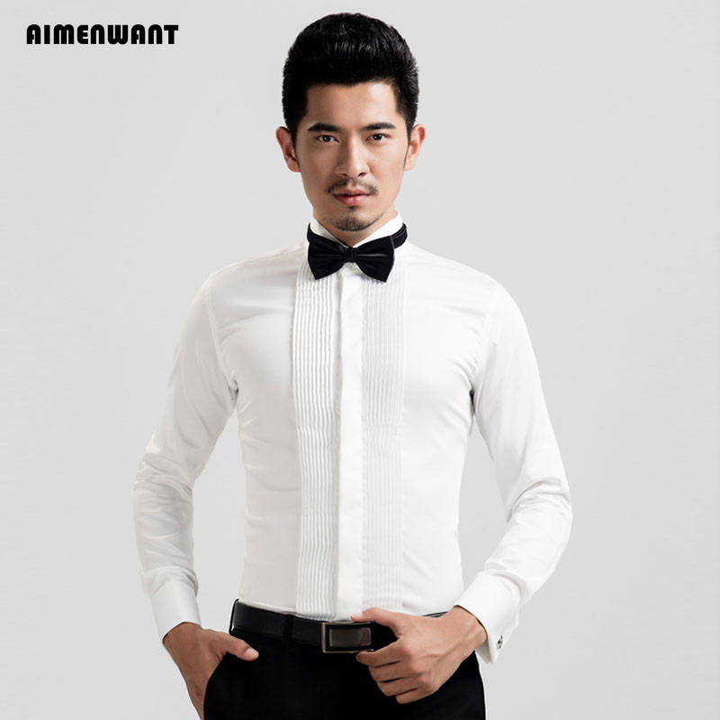 Aimenwant 2024 Smoking hemden  – Mandarin Collar Formal Shirt Slim Fit Bewertung und Preis